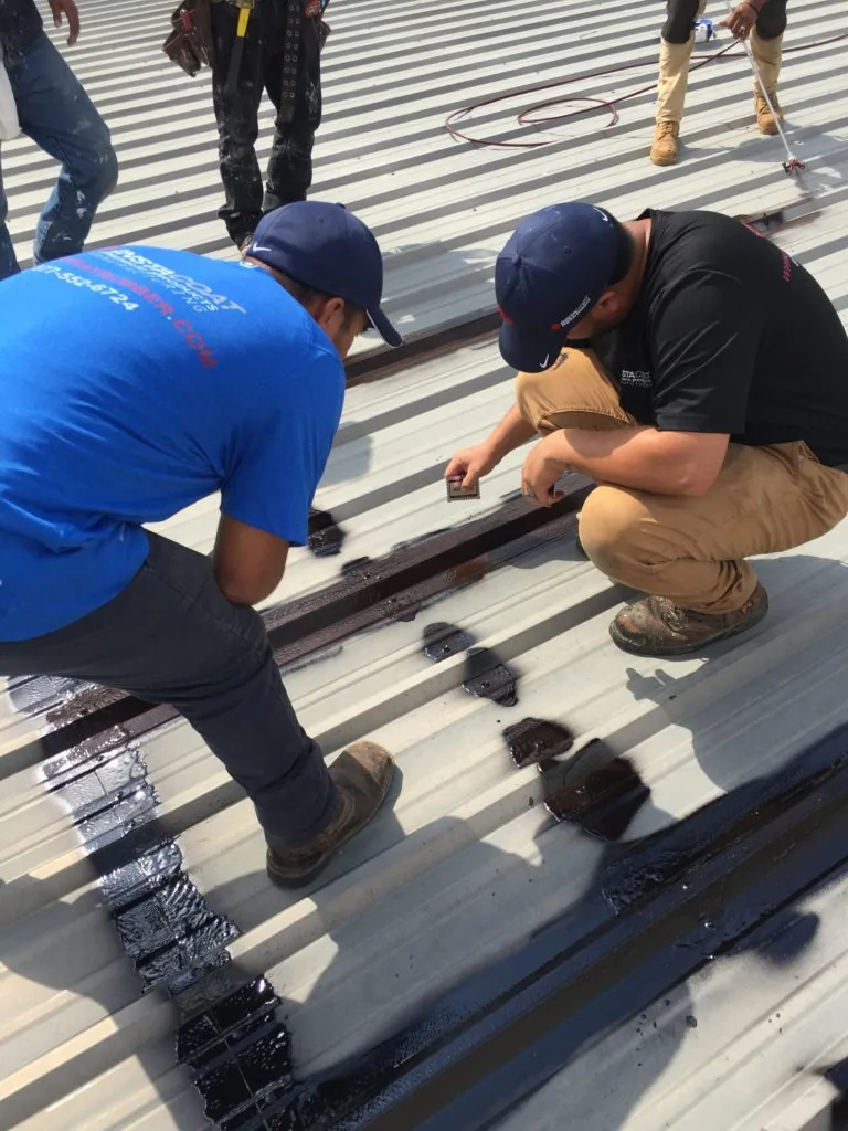 Commercial roofing work in Georgetown, TX