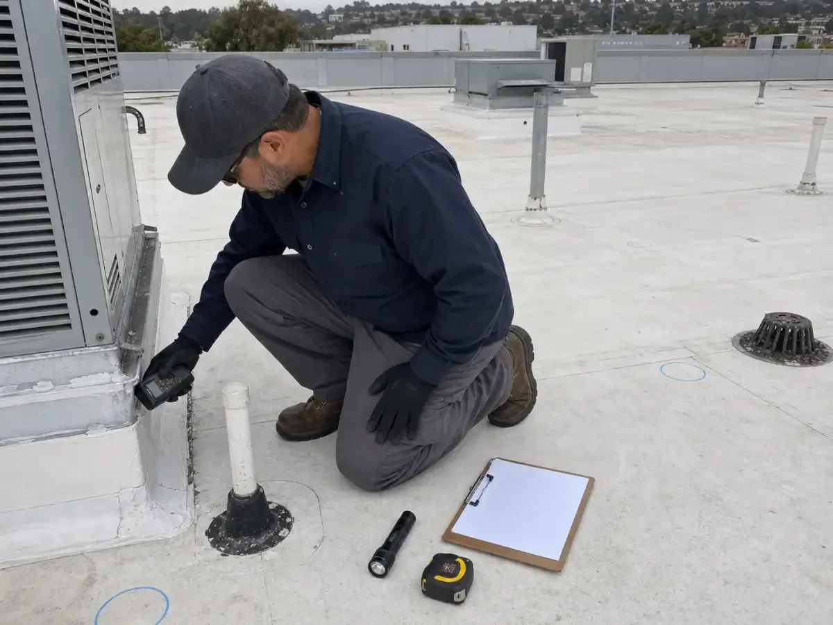 Commercial roofing work in Georgetown, TX