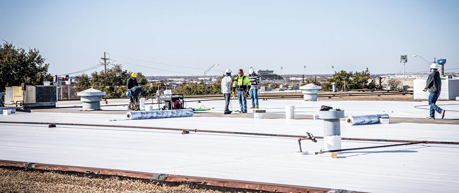 Commercial Metal Roof Retrofit in Georgetown, TX