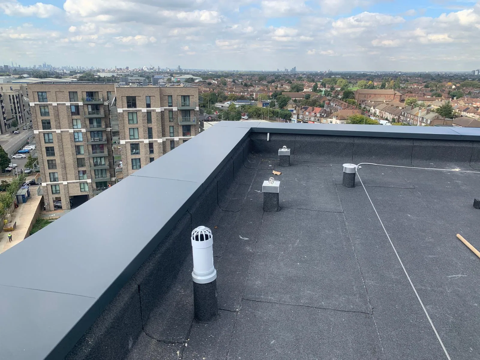 Commercial Roof Edge Metal and Gutters in Georgetown, TX