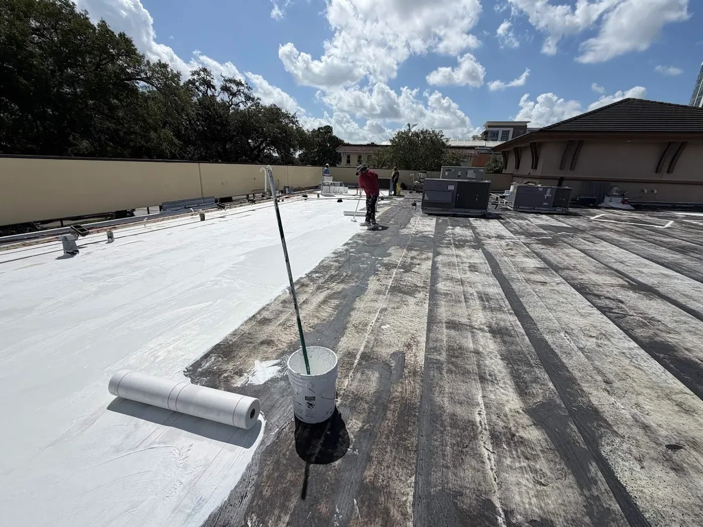 Commercial Roof Coating Restoration in Georgetown, TX